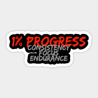 1% Progress Sticker